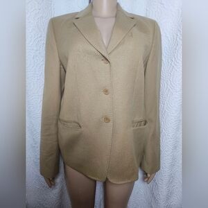Talbots Tan Blazer Jacket